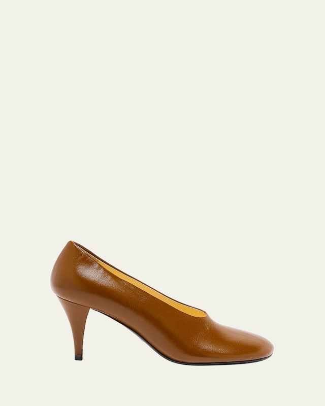 Glove Leather Stiletto Pumps